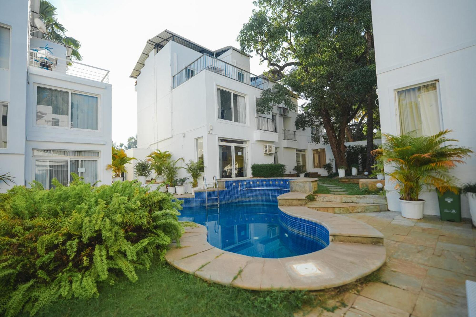 Villa M - Jia 3- 3Bhk In Candolim, Pool Facing, Near Beach, Breakfast Included Kültér fotó