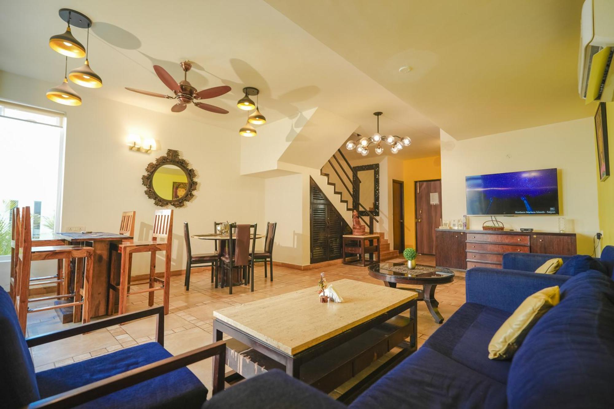 Villa M - Jia 3- 3Bhk In Candolim, Pool Facing, Near Beach, Breakfast Included Kültér fotó