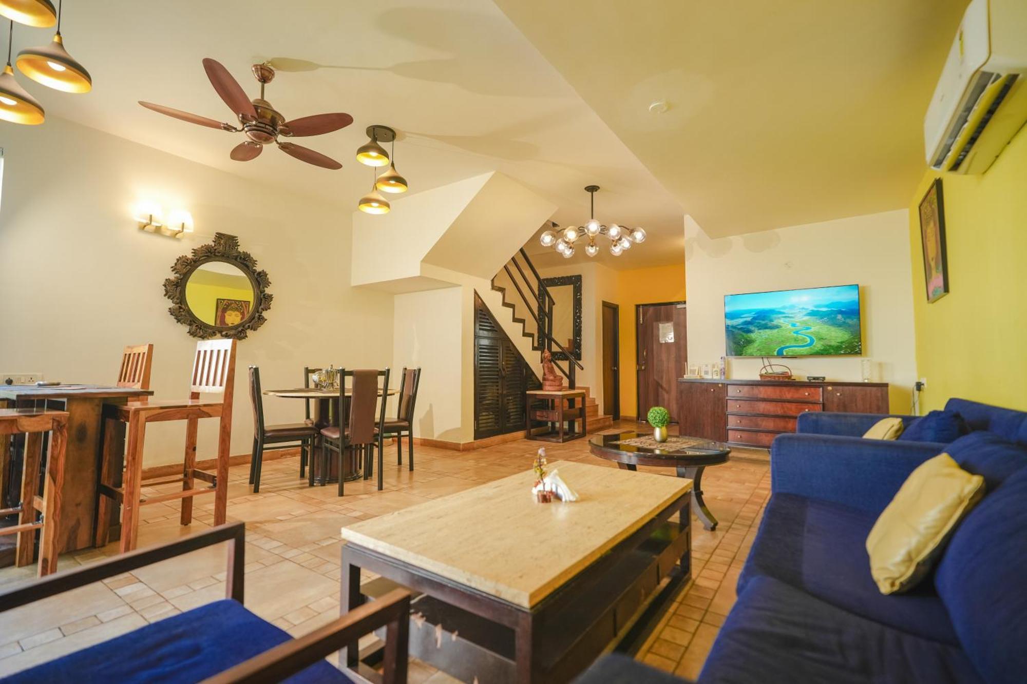 Villa M - Jia 3- 3Bhk In Candolim, Pool Facing, Near Beach, Breakfast Included Kültér fotó