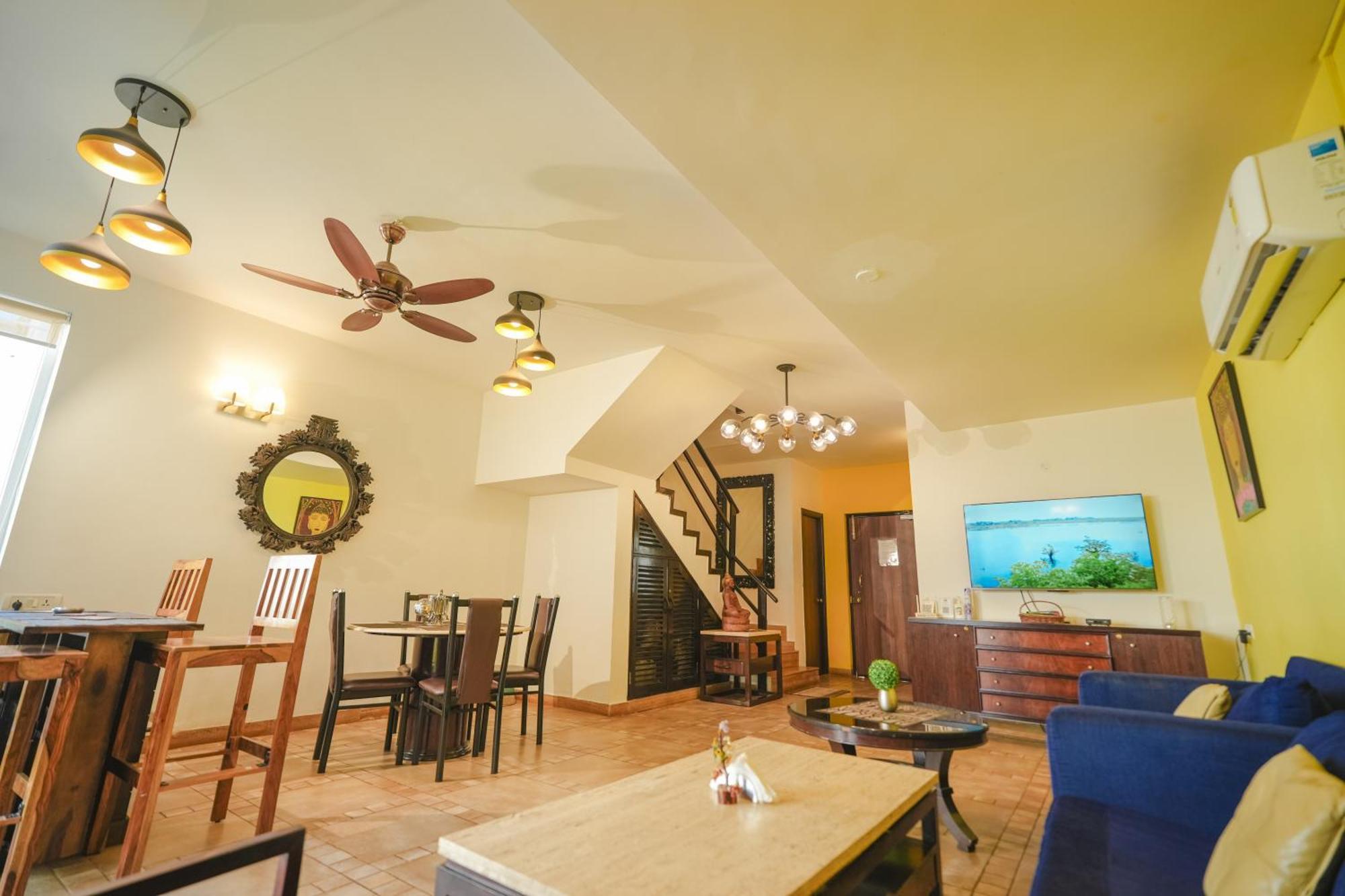 Villa M - Jia 3- 3Bhk In Candolim, Pool Facing, Near Beach, Breakfast Included Kültér fotó