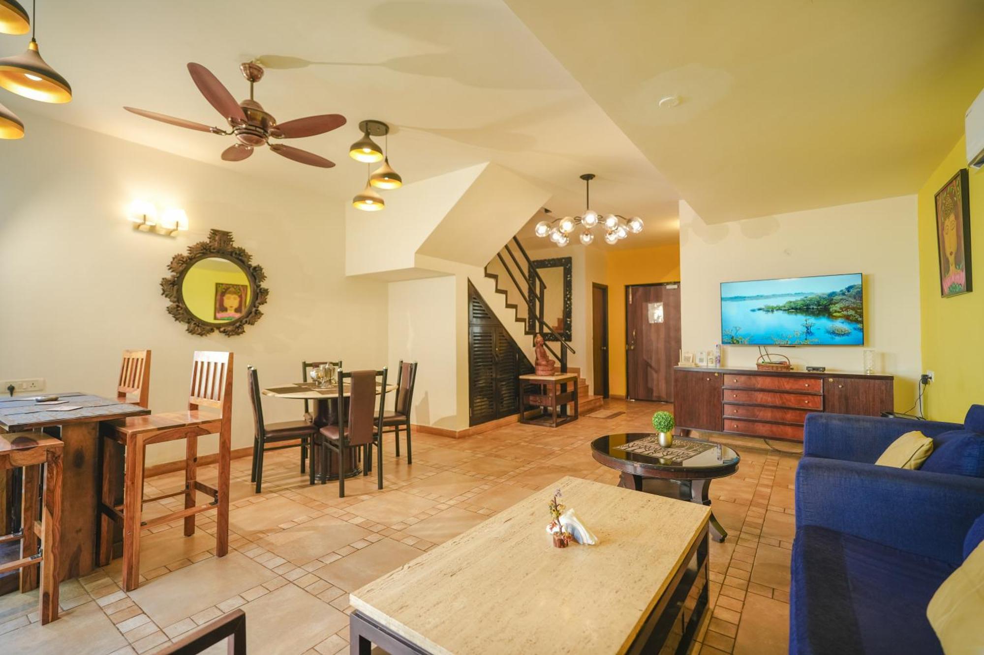 Villa M - Jia 3- 3Bhk In Candolim, Pool Facing, Near Beach, Breakfast Included Kültér fotó