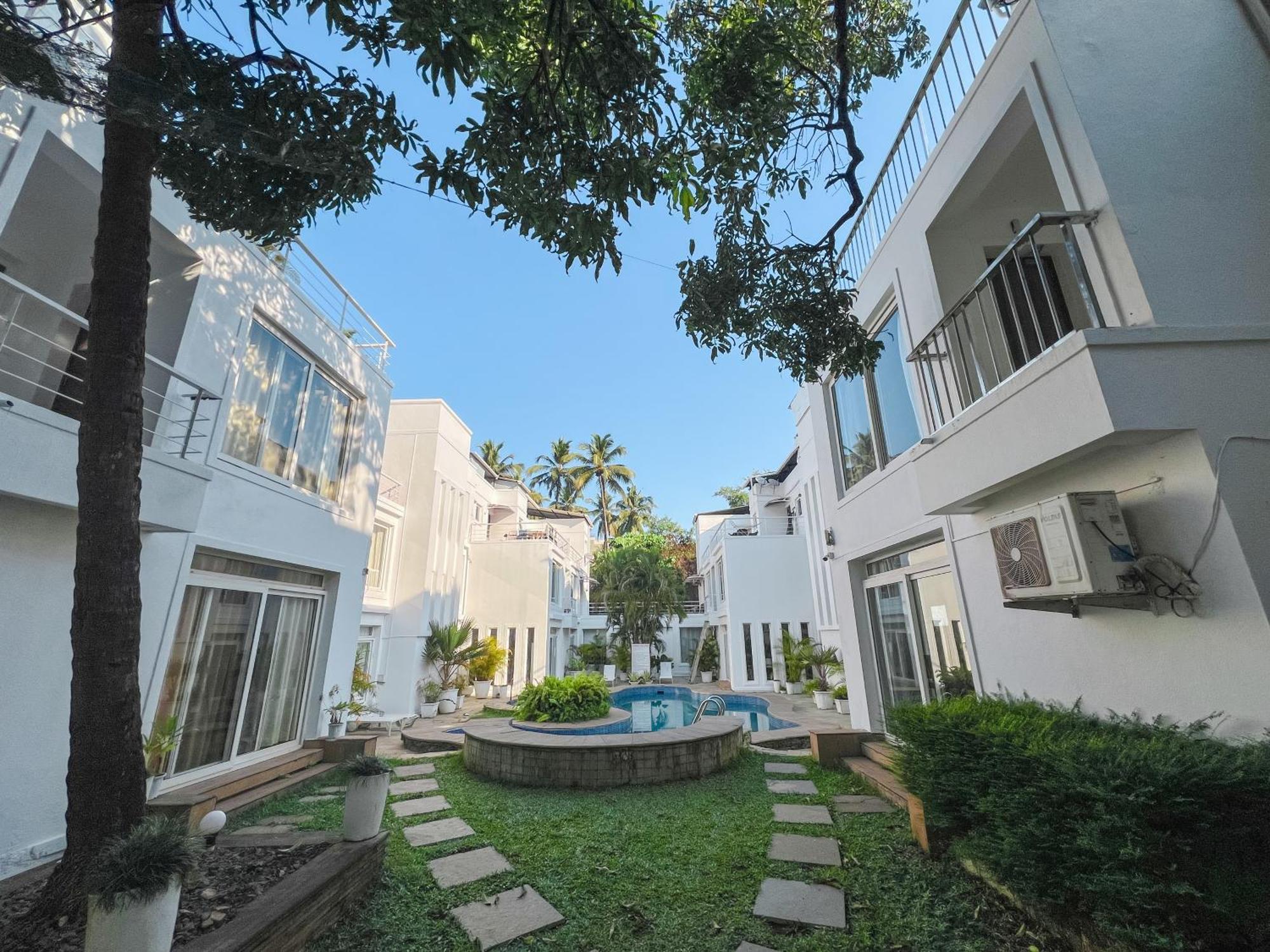 Villa M - Jia 3- 3Bhk In Candolim, Pool Facing, Near Beach, Breakfast Included Kültér fotó